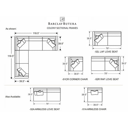 Barclay Butera Upholstery Sectional