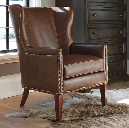 Barclay Butera Upholstery Wingback Chair Chair with Ottoman