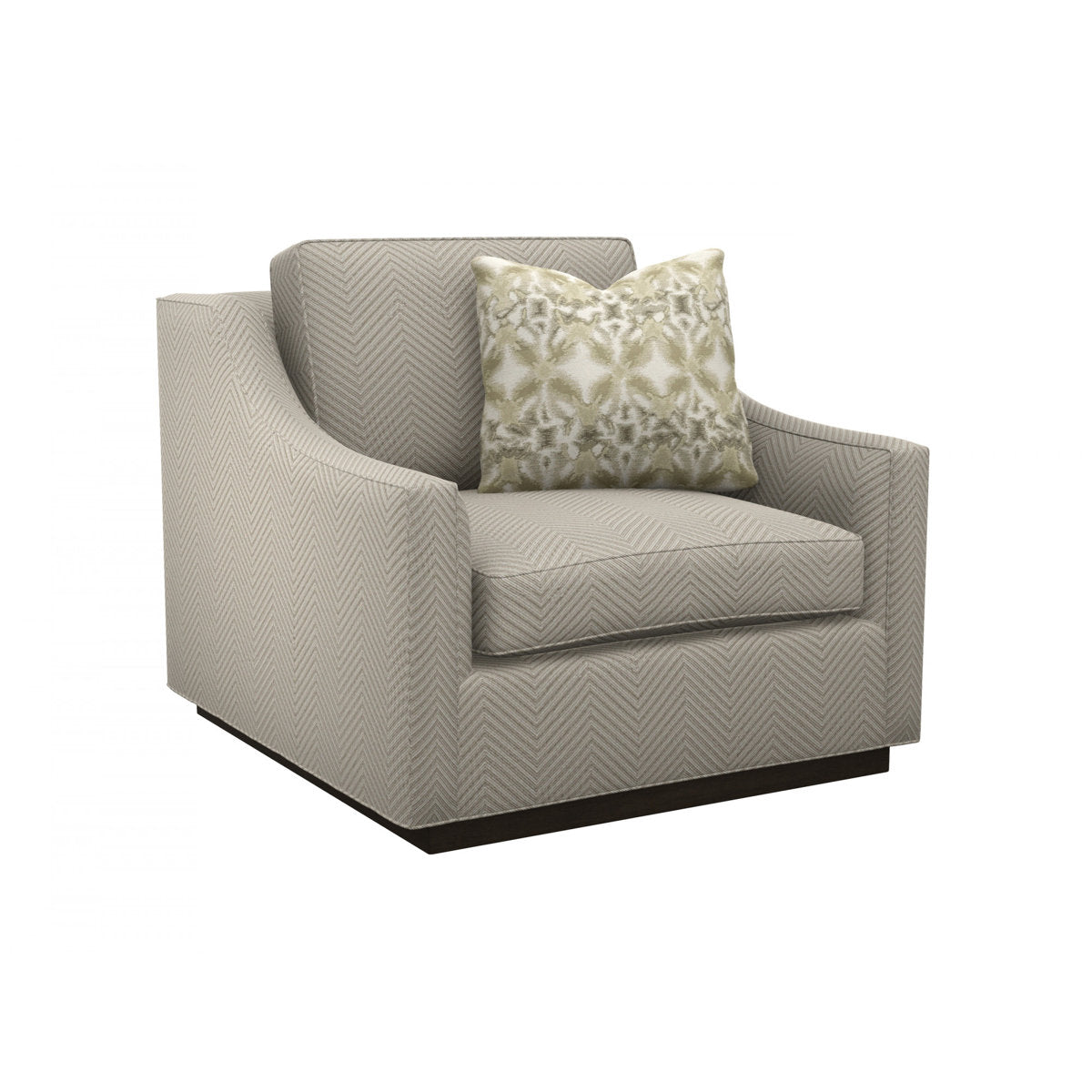 Barlett Armchair Chair with Ottoman