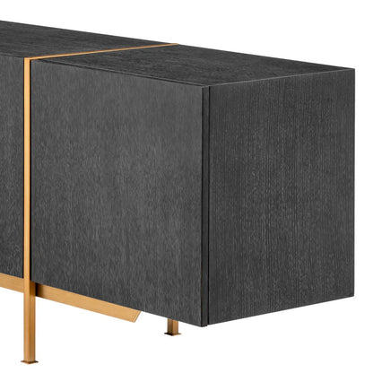 Bazilian 88.78'' W Solid Wood Sideboard