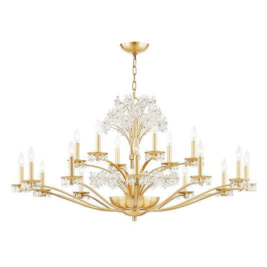 Beaumont 20 Light Chandelier - Clear Glass