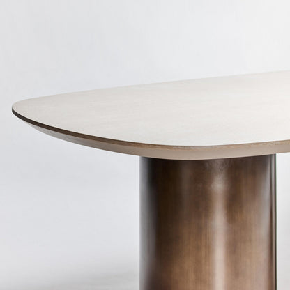 Becket Oval Solid Oak Dining Table