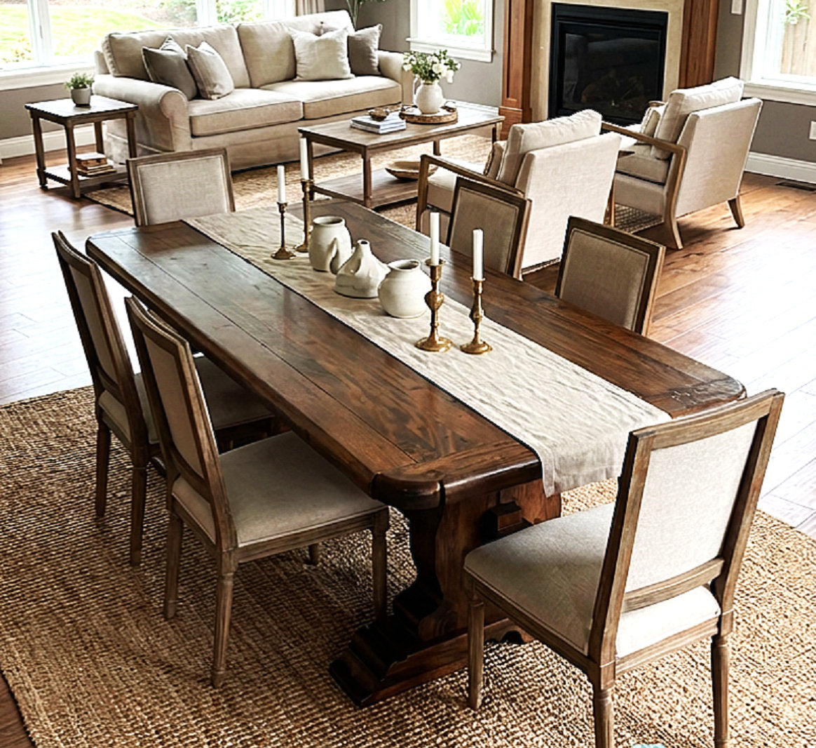Bellegarde Solid Wood Dining Table