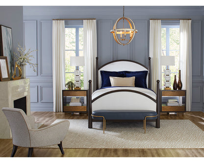 Benedict 2 - Drawer Solid Wood Nightstand