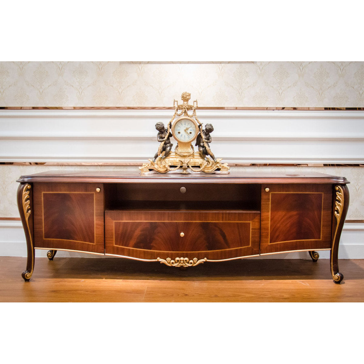 Bergamo Solid Wood Accent Cabinet