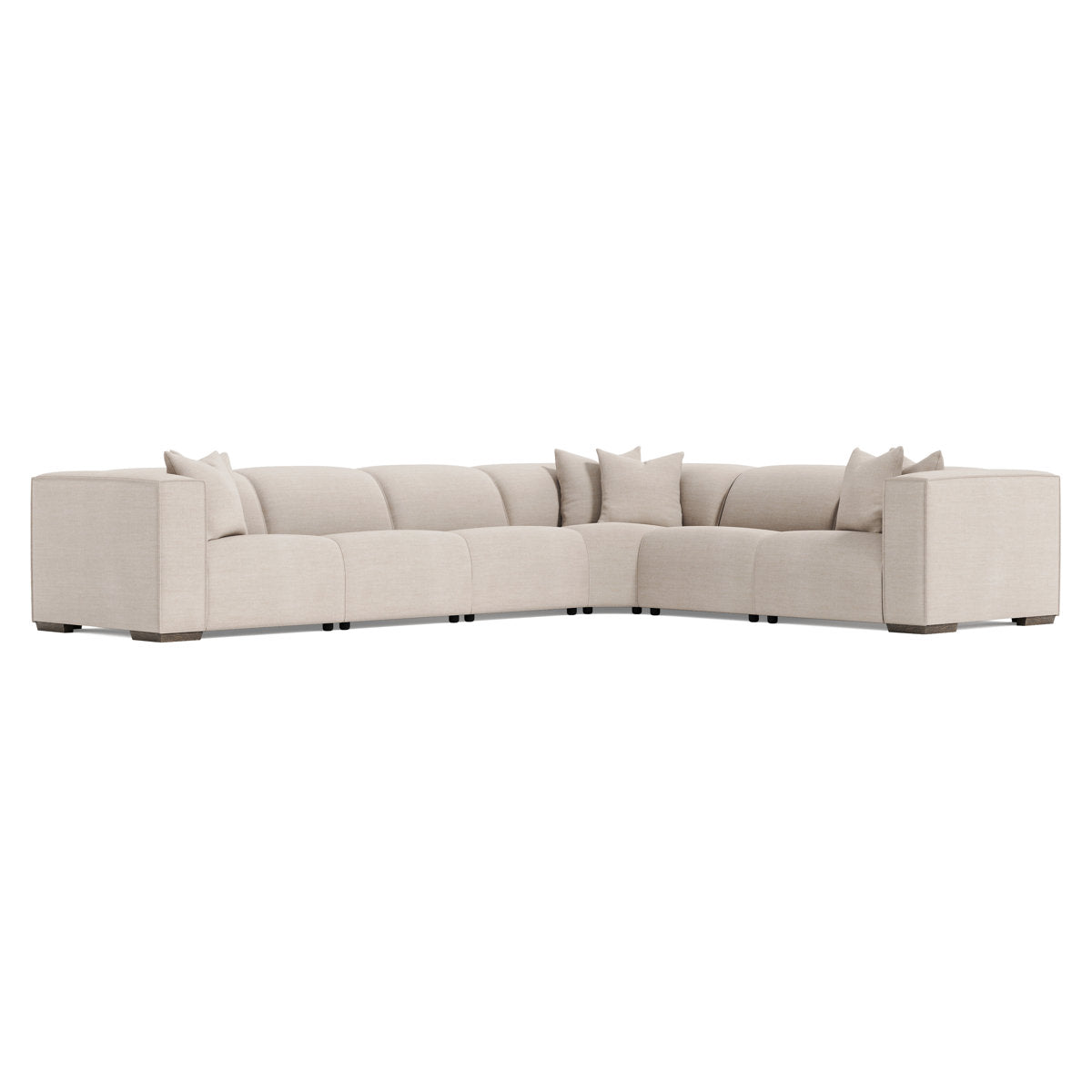 Bernhardt 6 Piece Bliss Fabric Power Motion Sectional
