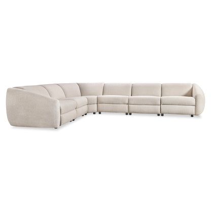 Bernhardt Avignon 5-Piece Fabric Power Motion Sectional
