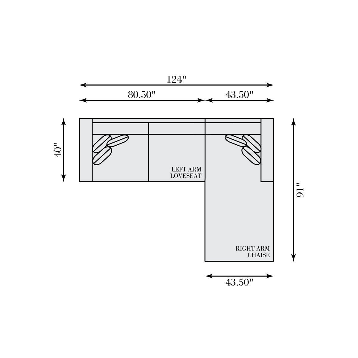 Bernhardt Helena 2-Piece Sectional