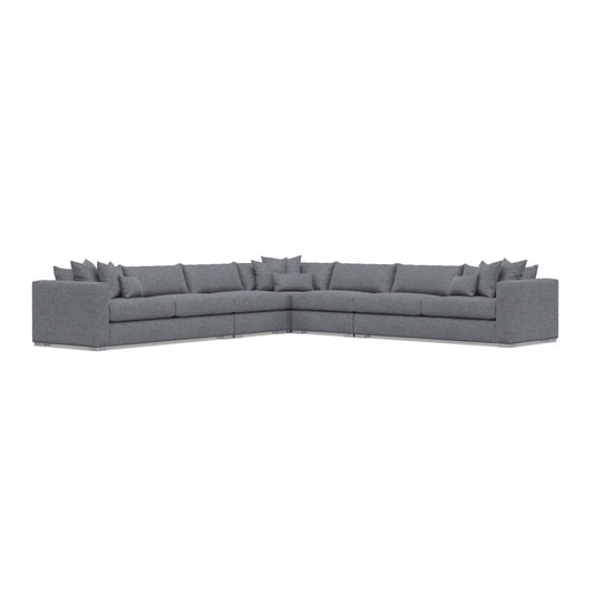 Bernhardt Helena 5-Piece Fabric Sectional