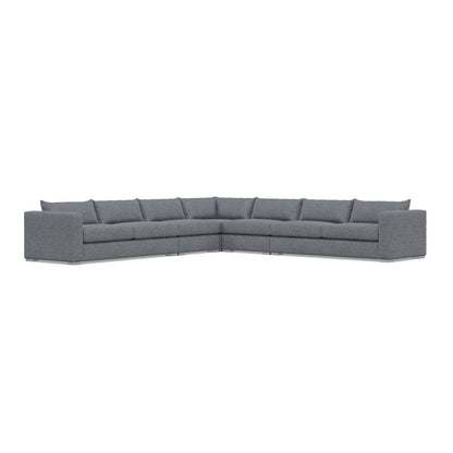 Bernhardt Helena 5-Piece Fabric Sectional