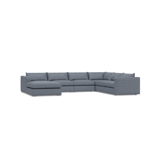 Bernhardt Helena 5-Piece Fabric Sectional