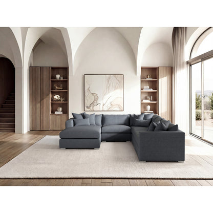 Bernhardt Helena 5-Piece Fabric Sectional
