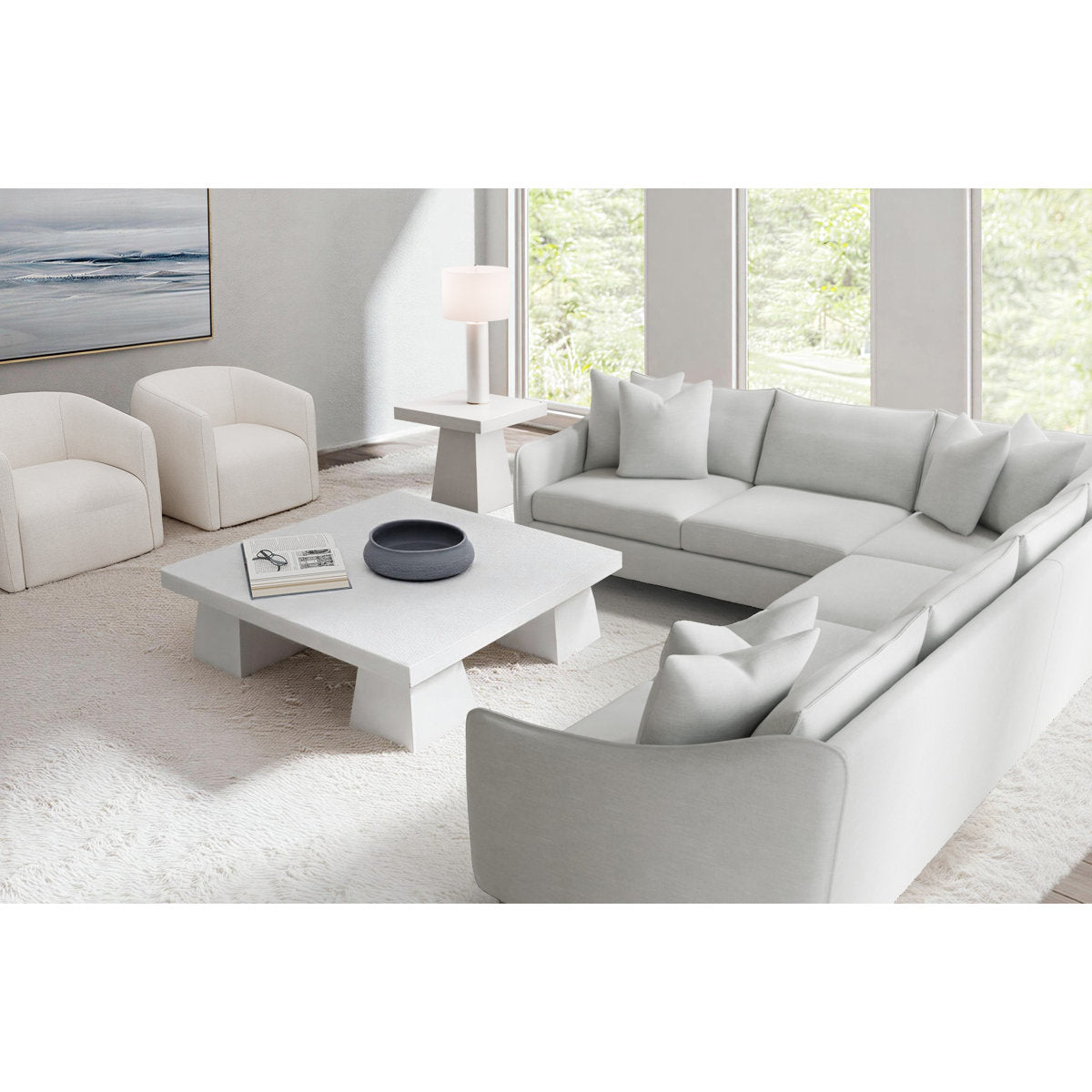 Bernhardt Joli 4-Piece Fabric Sectional