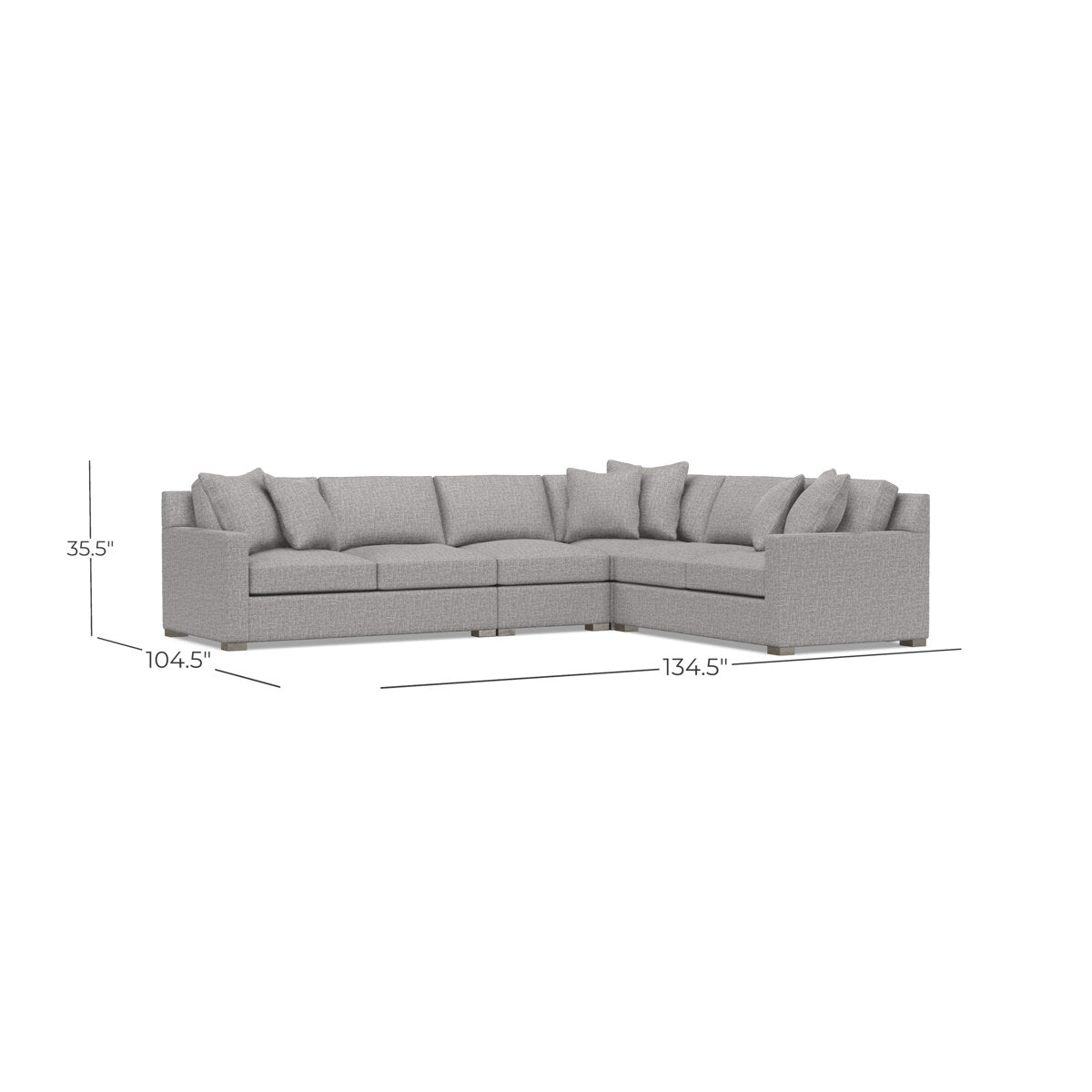 Bernhardt Kelsey 4-Piece Fabric Sectional