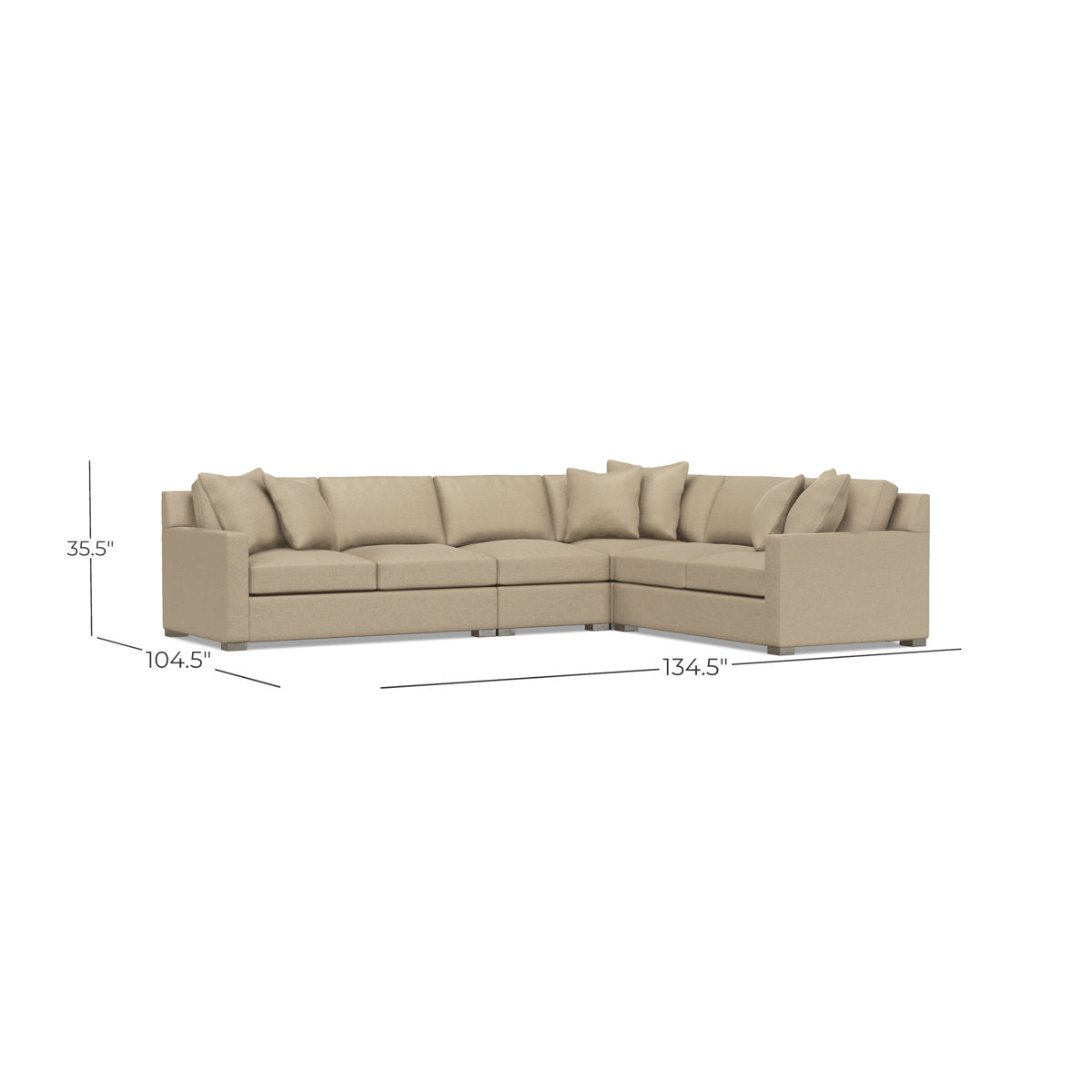 Bernhardt Kelsey 4-Piece Fabric Sectional