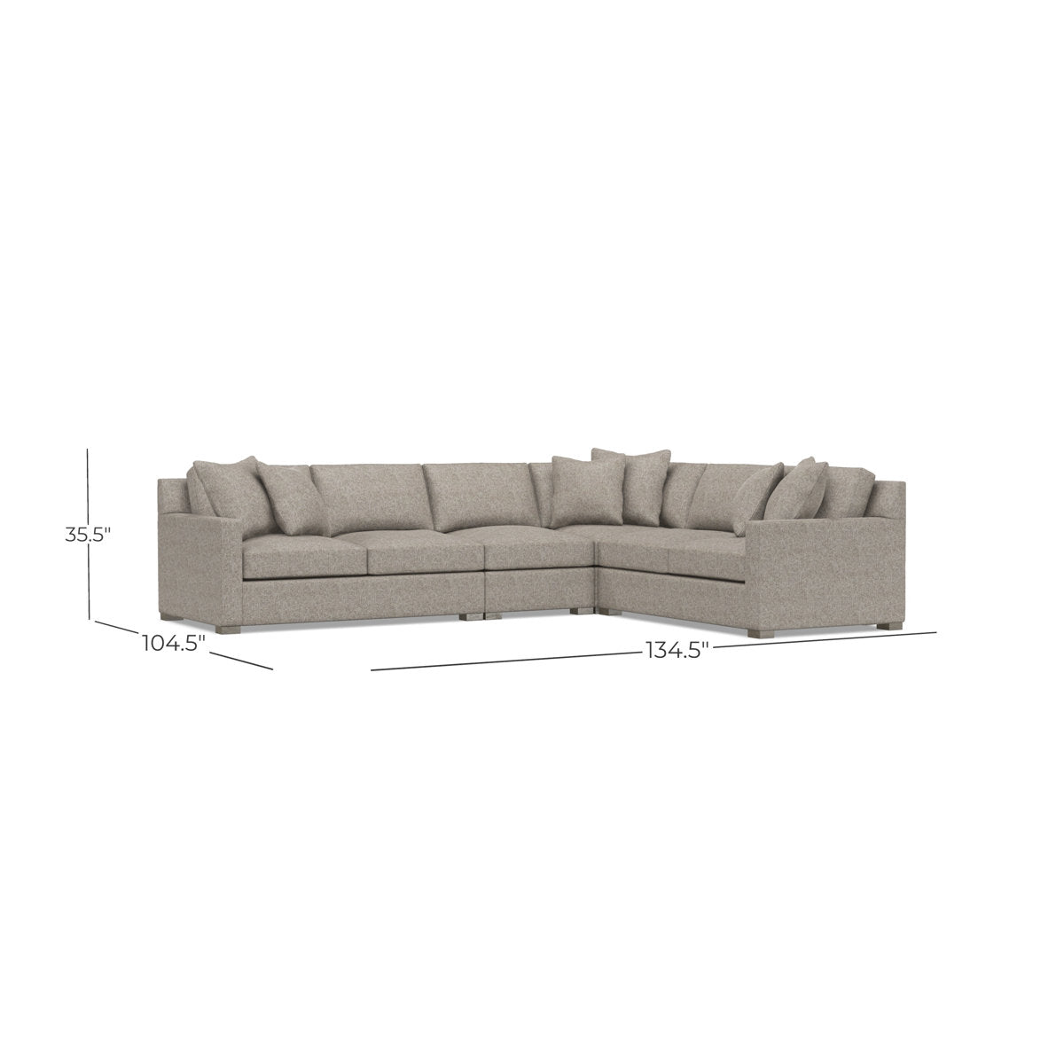Bernhardt Kelsey 4-Piece Fabric Sectional
