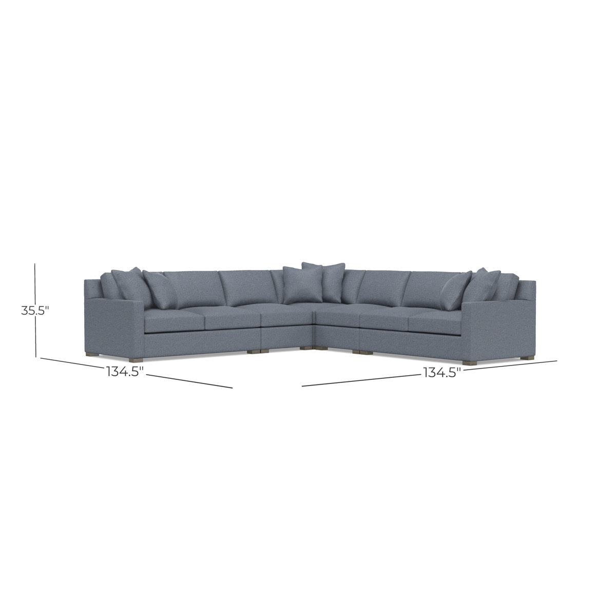 Bernhardt Kelsey 5-Piece Fabric Sectional