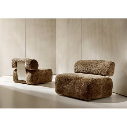 Bernhardt Paley Shearling Swivel Chair