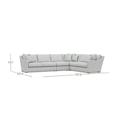 Bernhardt Ventura 3-Piece Fabric Sectional