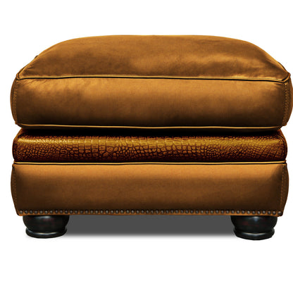 Bethesda Leather Ottoman