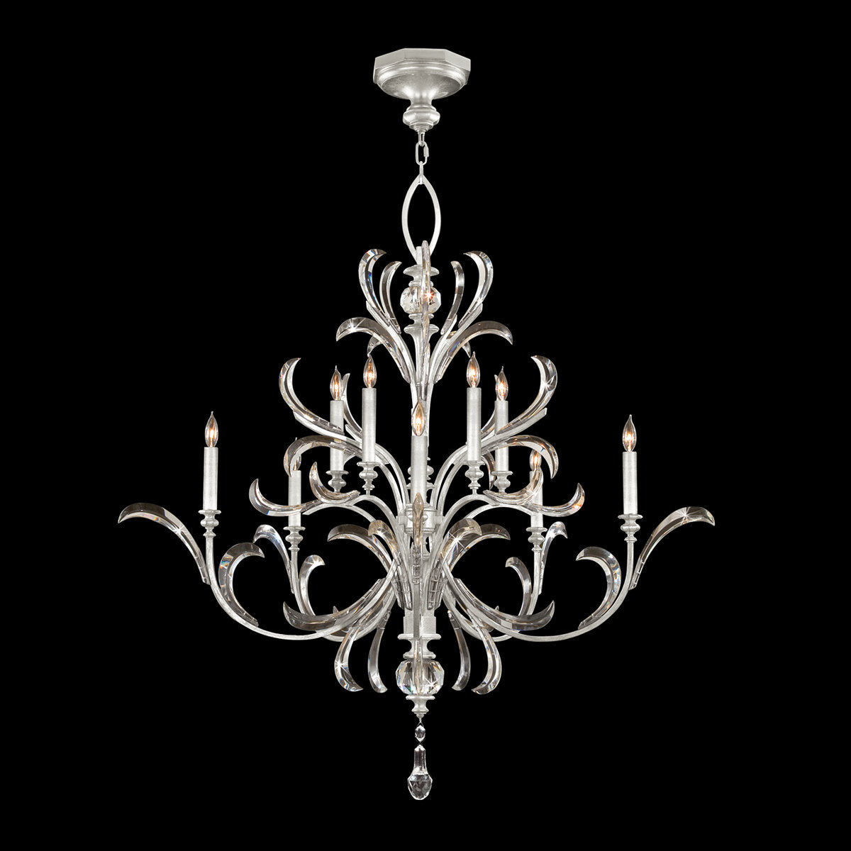 Beveled 10 - Light Chandelier