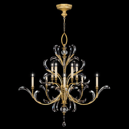 Beveled Arcs 10 - Light Chandelier