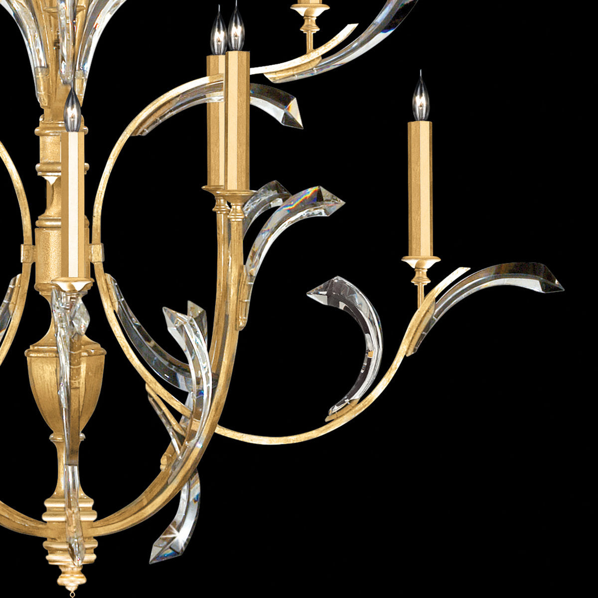 Beveled Arcs 16 - Light Chandelier