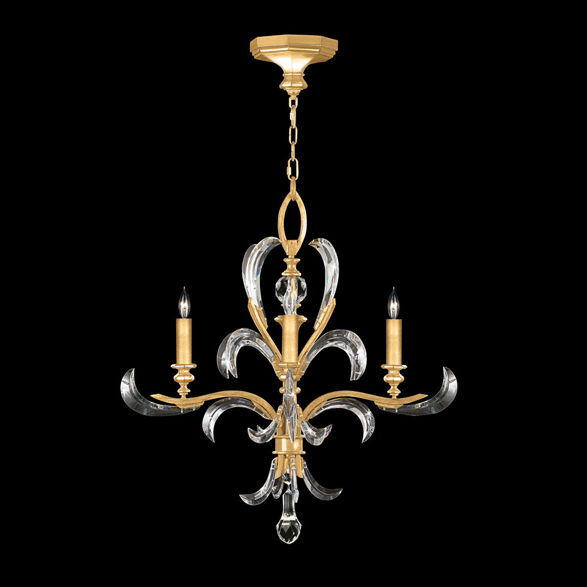 Beveled Arcs 4 - Light Chandelier