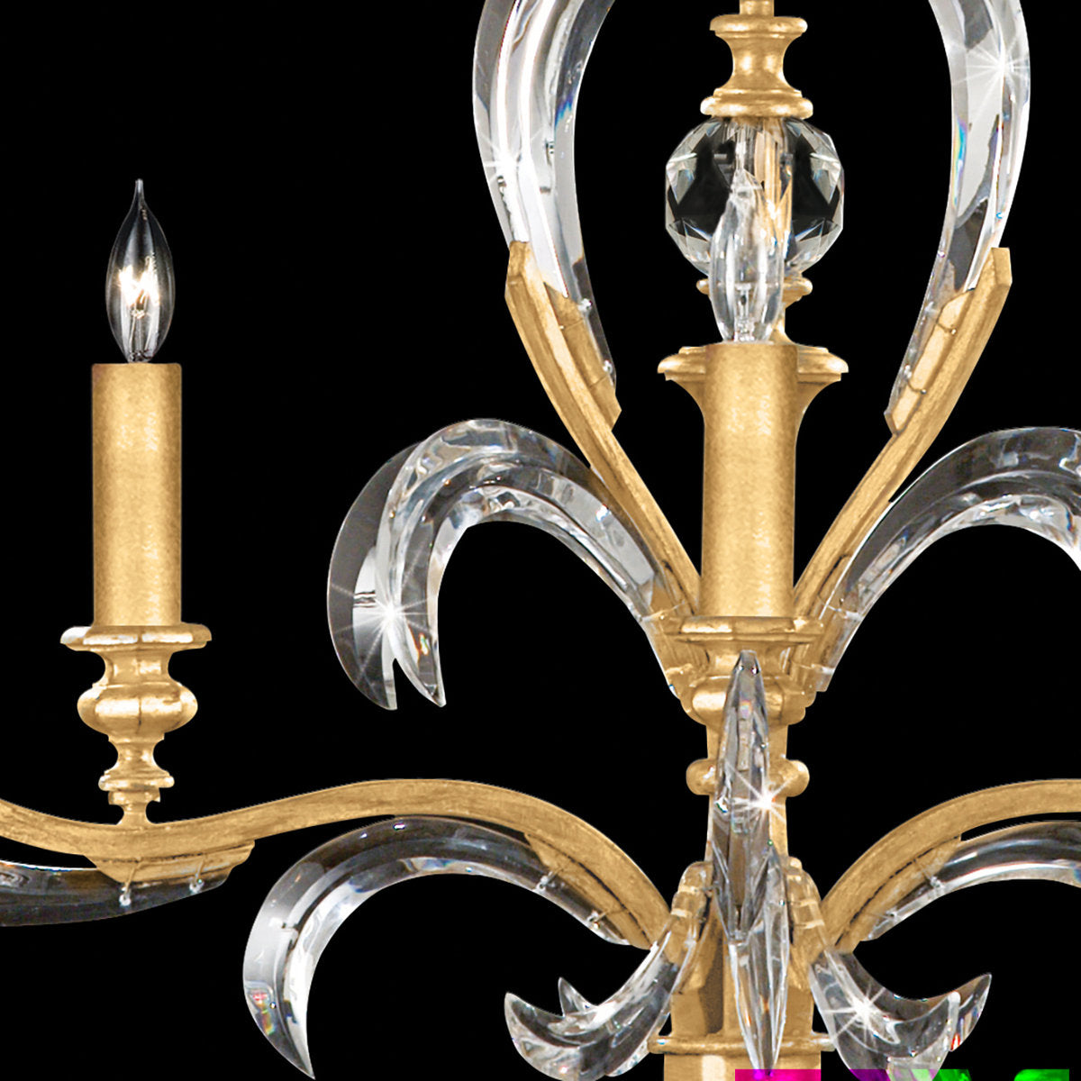 Beveled Arcs 4 - Light Chandelier