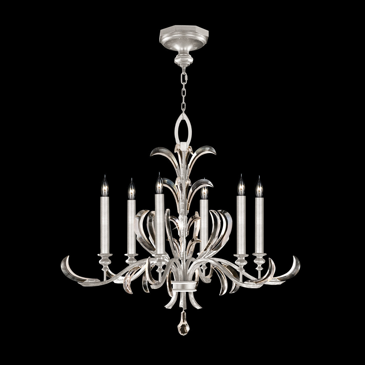 Beveled Arcs 6 - Light Chandelier