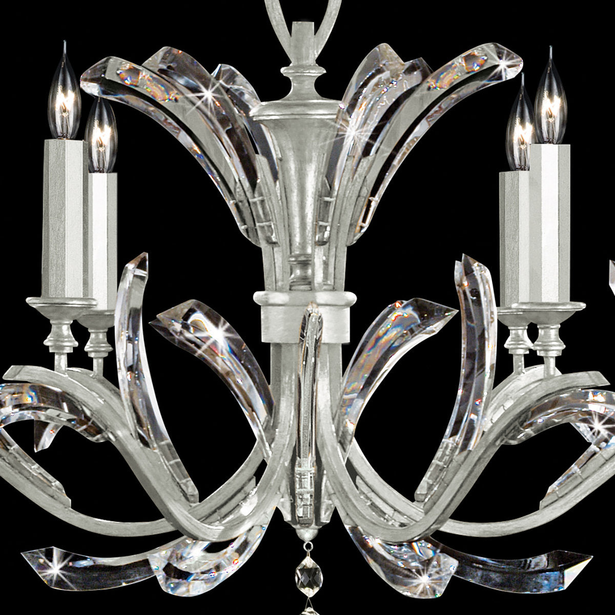Beveled Arcs 6 - Light Chandelier