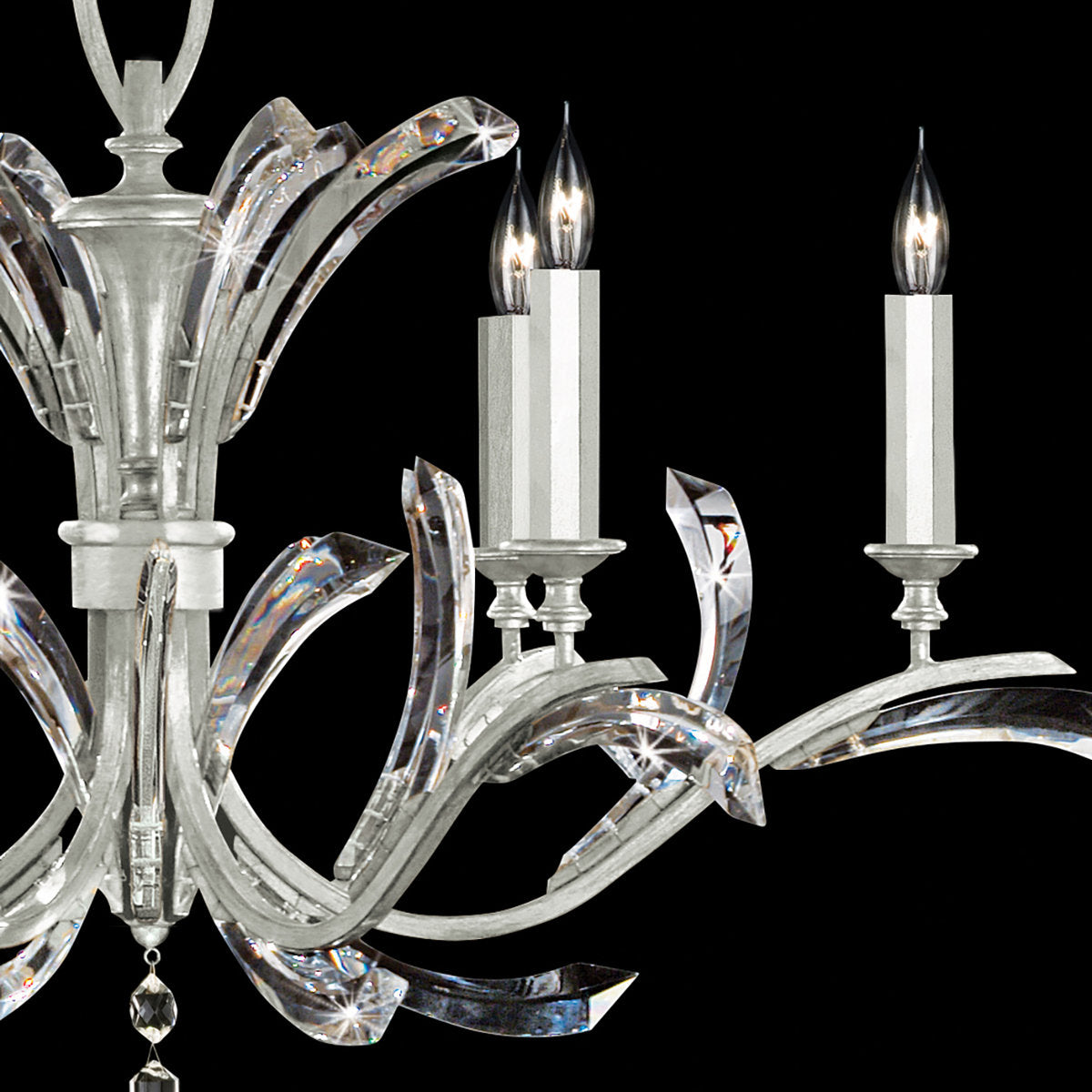 Beveled Arcs 6 - Light Chandelier