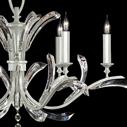 Beveled Arcs 6 - Light Chandelier