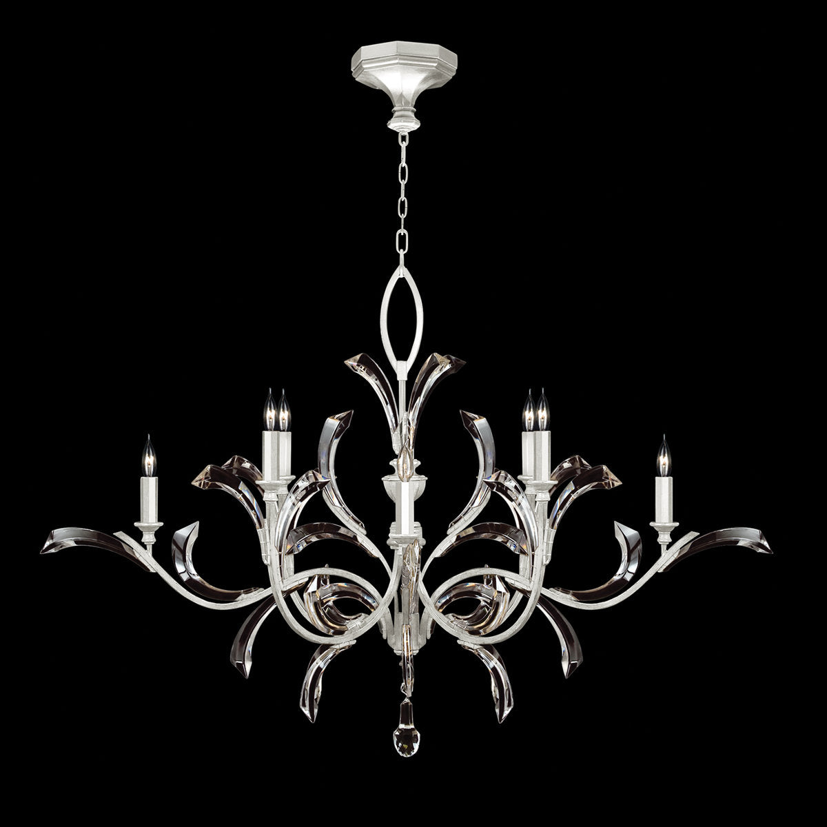Beveled Arcs 8 - Light Chandelier