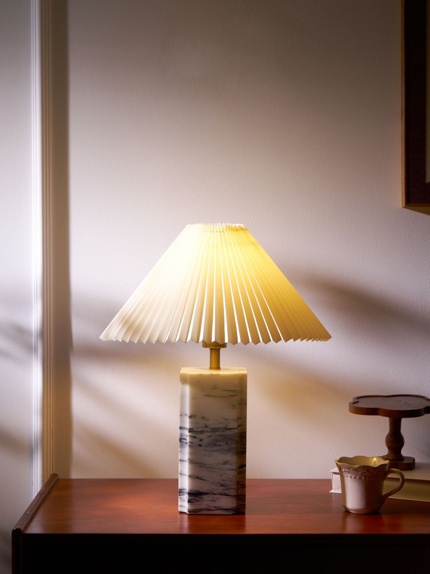 Bianca Marble Table Lamp