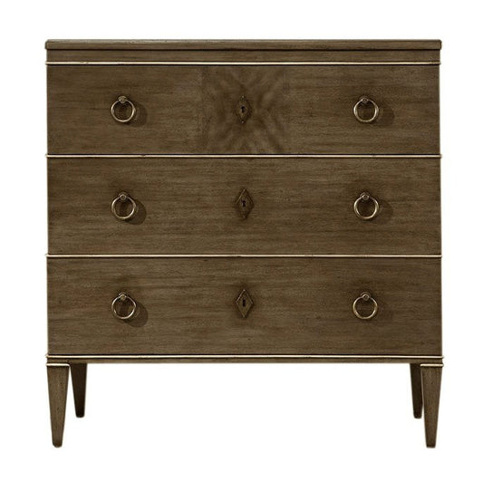 Biedermeier Solid Wood Accent Chest