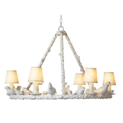 Bird 6-Light Candle-Style Chandelier