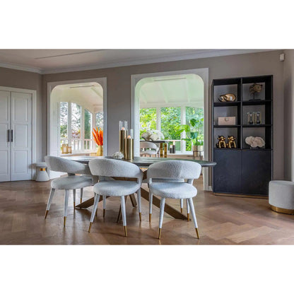 Blackbone Round Solid Oak Dining Table