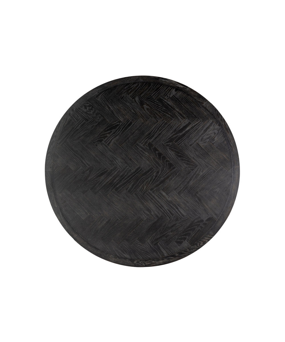 Blackbone Round Solid Oak Dining Table