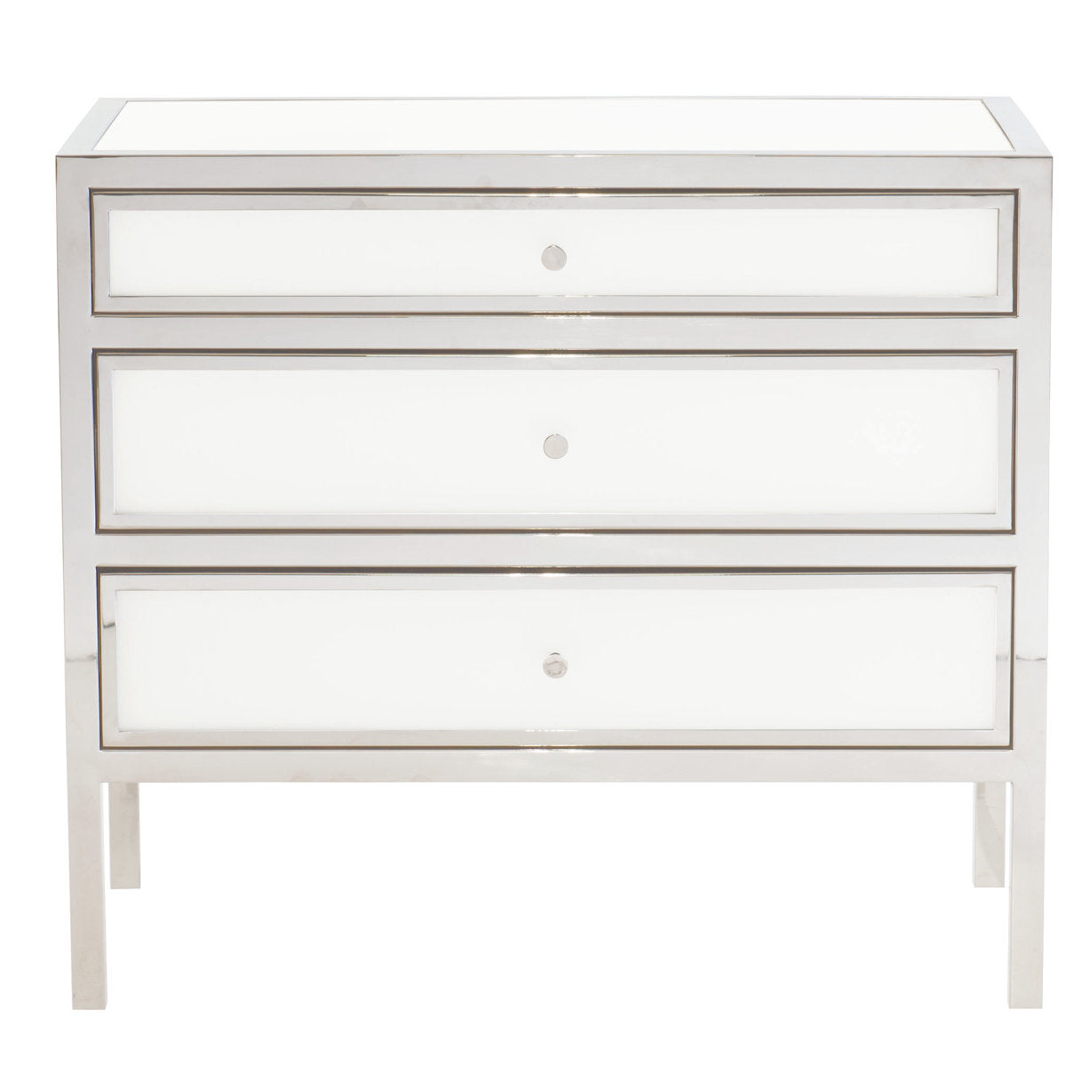 Blanca 3 - Drawer Bachelor's Chest in White