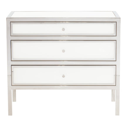 Blanca 3 - Drawer Bachelor's Chest in White