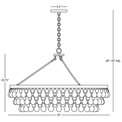 Bling 6 - Light Chandelier