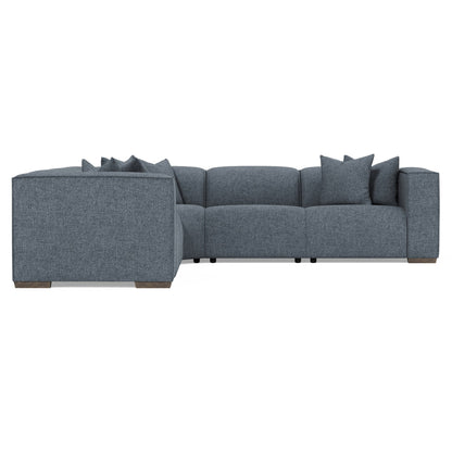 Bliss Fabric 5-piece Power Motion Sectional