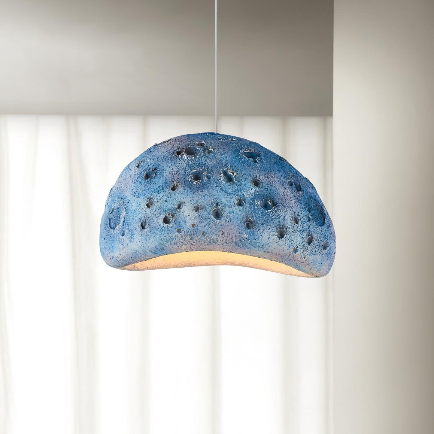 Lunara Blue Planet Pendant Light