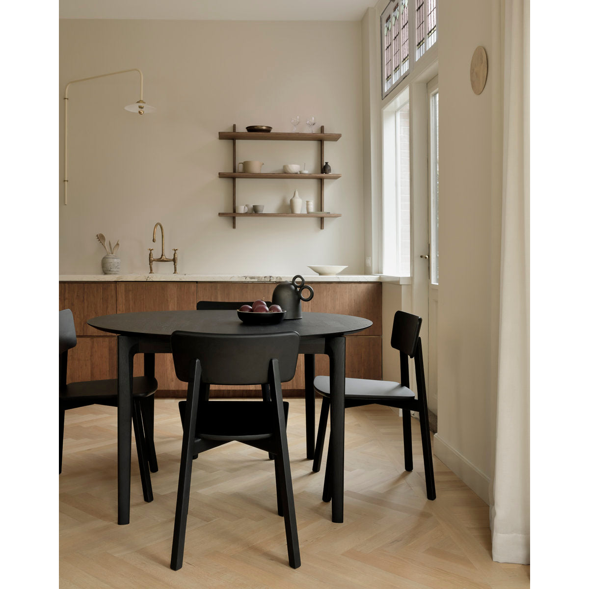 Bok Round Solid Oak Dining Table