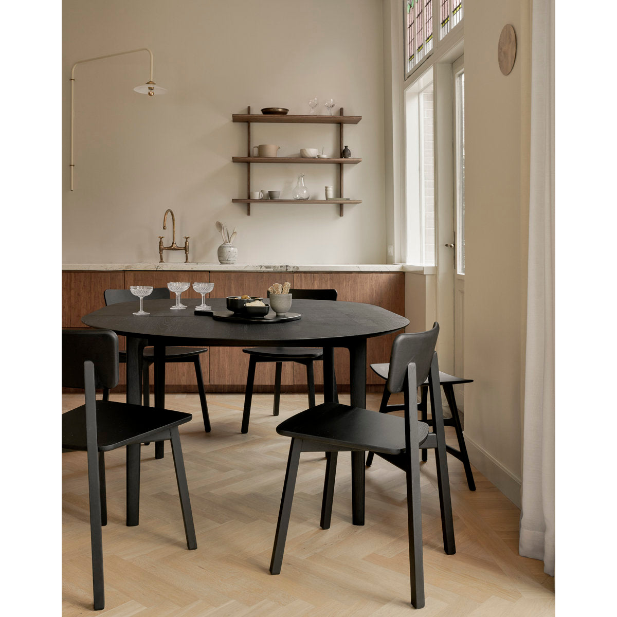 Bok Round Solid Oak Dining Table