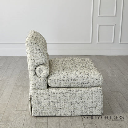 Bolster Slipper Chair-Truce-Kona