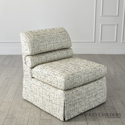 Bolster Slipper Chair-Truce-Kona