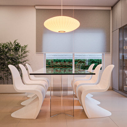 Boomerang Glass Dining Table