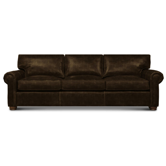Bordeaux Leather Sofa